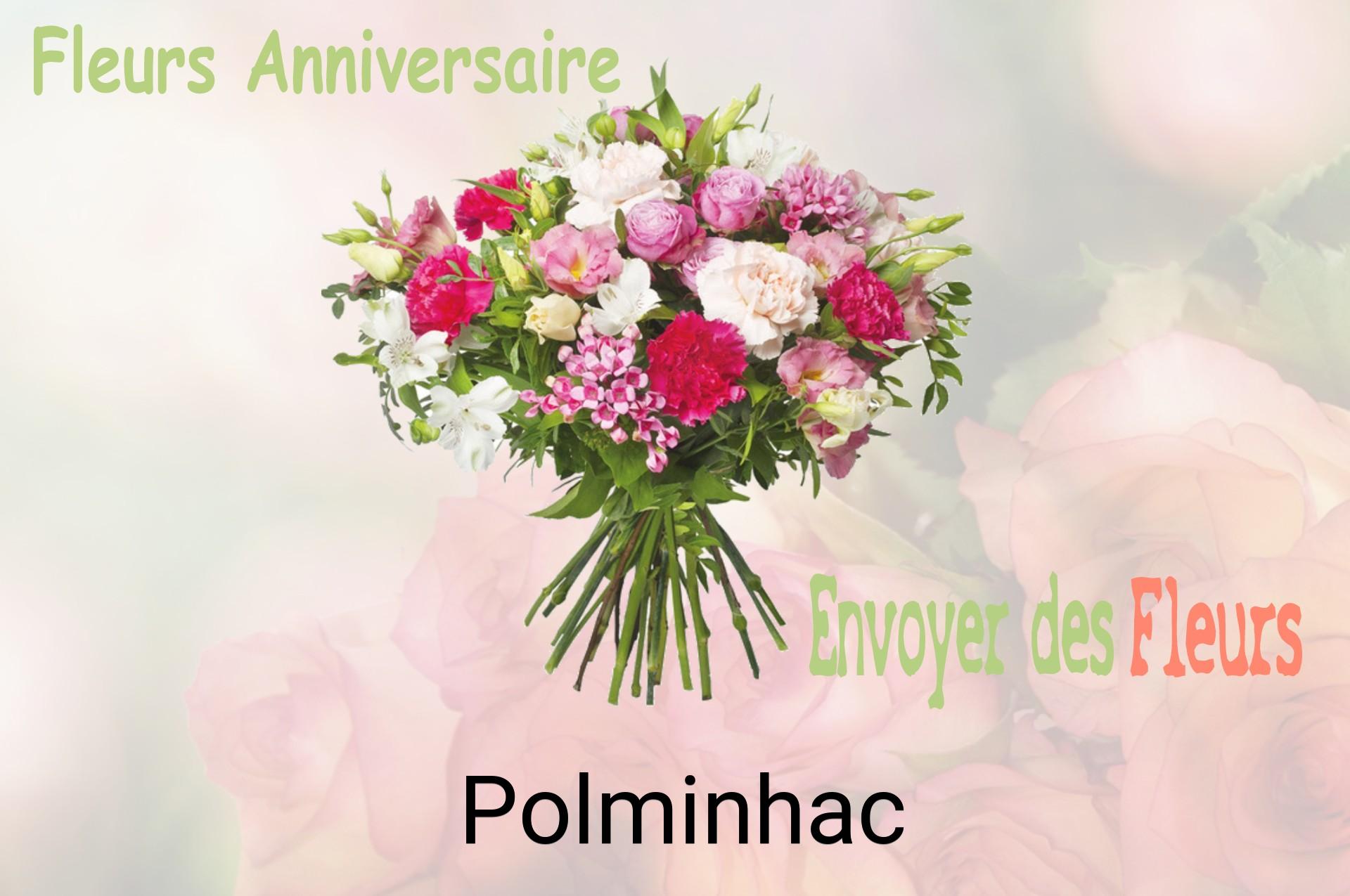 Bouquet de fleurs d’anniversaire livré à Polminhac