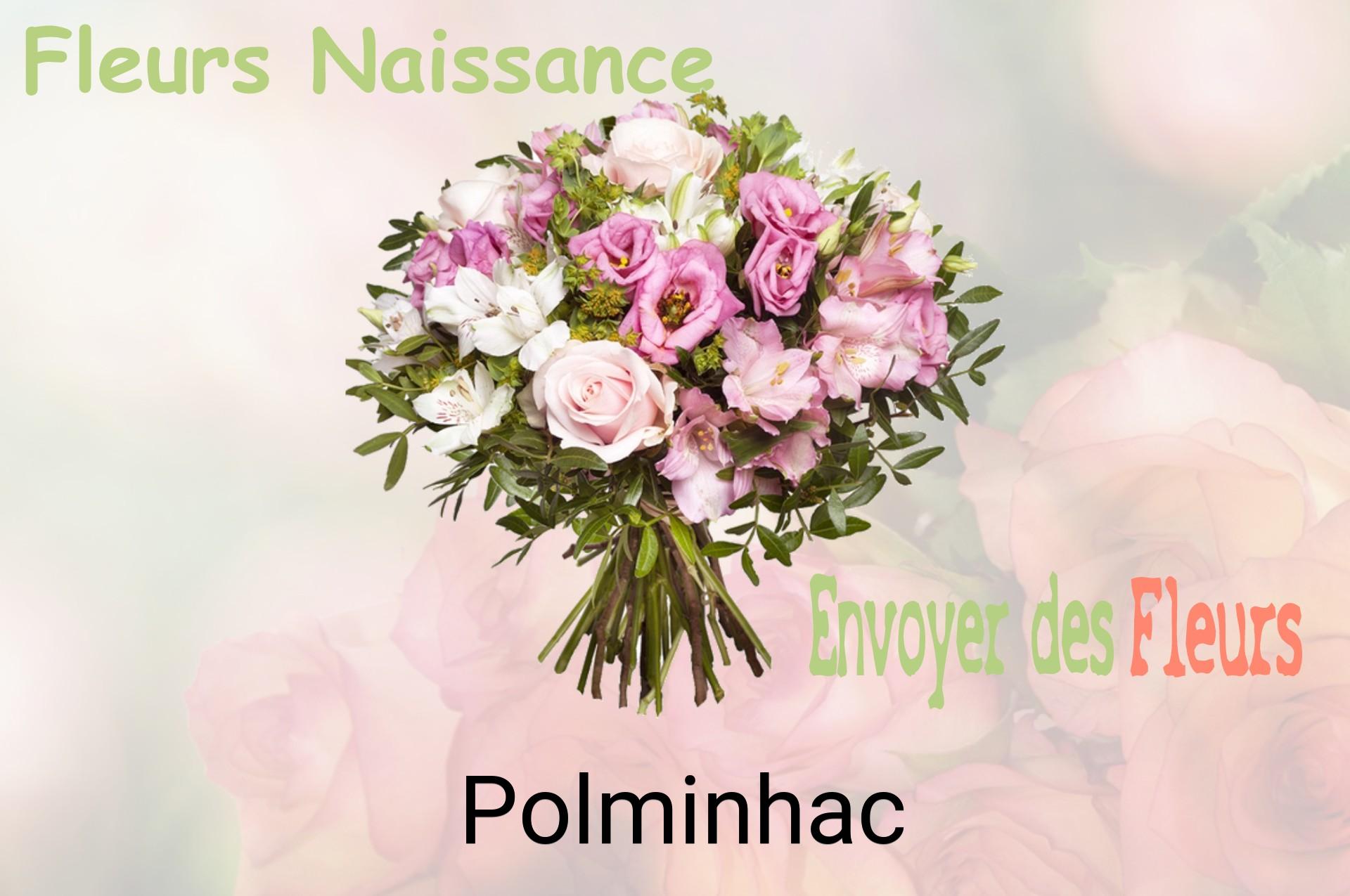 Bouquet de fleurs de naissance livré à Polminhac